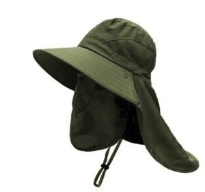 Captain Ense Korumalı Outdoor Şapka Haki