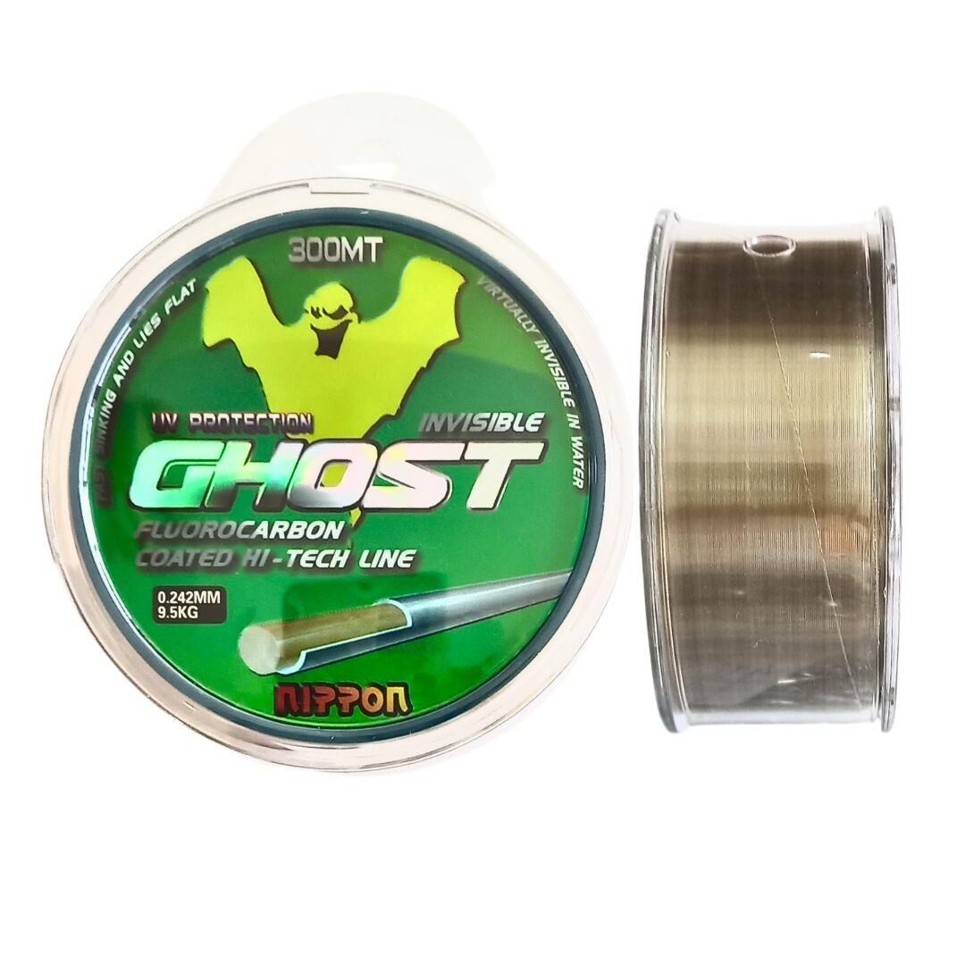 Nippon Ghost 300m 0.242mm Fluorocarbon Kaplama Misina
