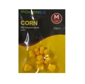 Powerex 8mm Medium Yumuşak Sarı Yüzen Silikon Mısır (10 adet)