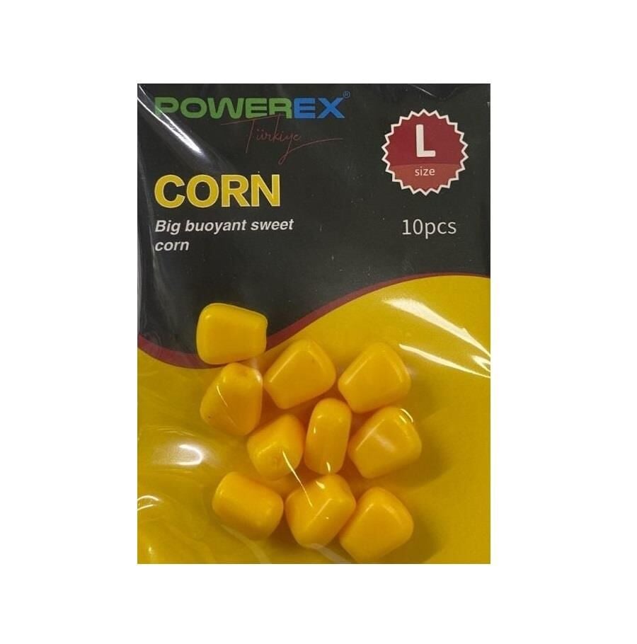 Powerex 10mm Large Yumuşak Sarı Yüzen Silikon Mısır (10 adet)
