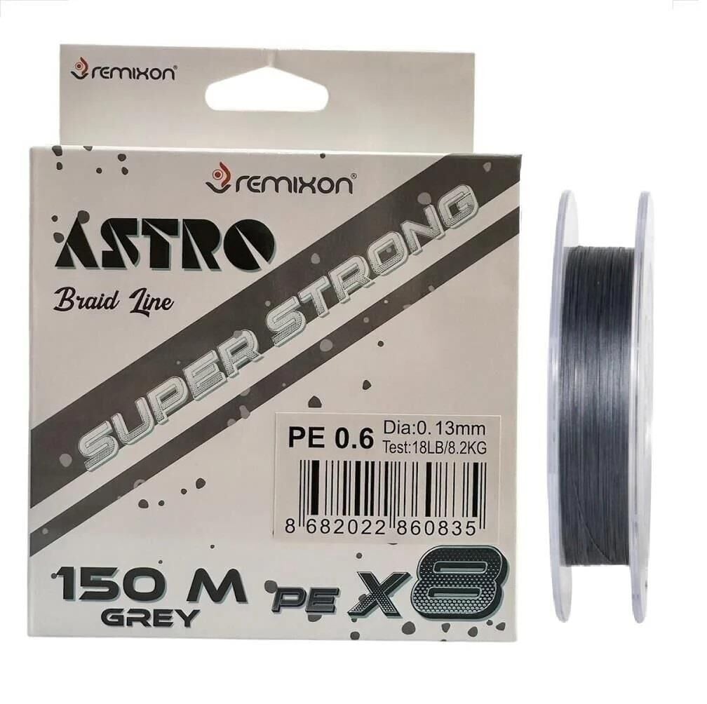 Remixon Astro 8x 150mt 0.13mm İp Misina Gri
