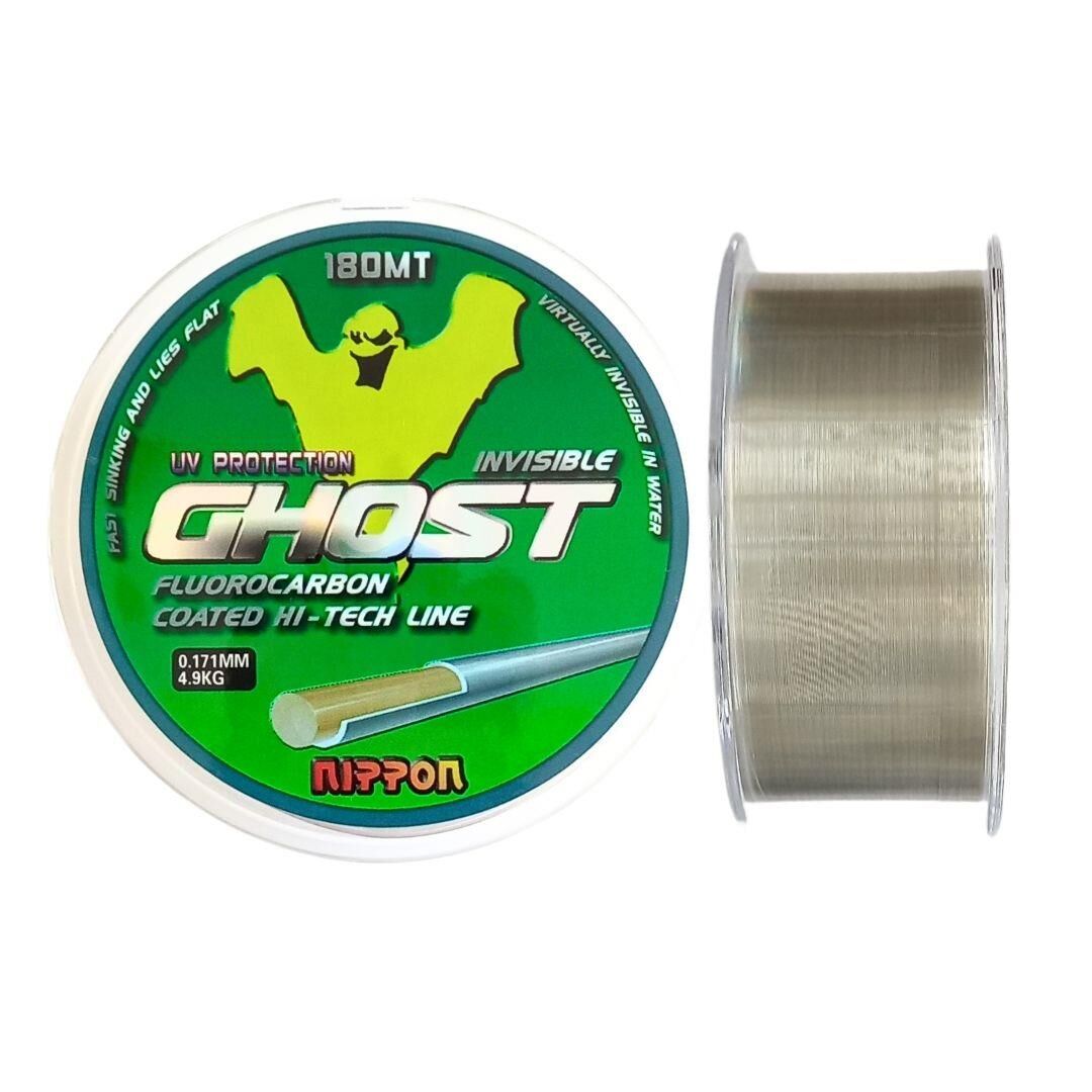 Nippon Ghost 180m 0.171mm Fluorocarbon Kaplama Misina