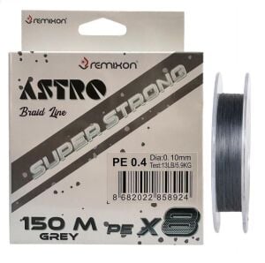 Remixon Astro 8x 150mt 0.10mm İp Misina Gri