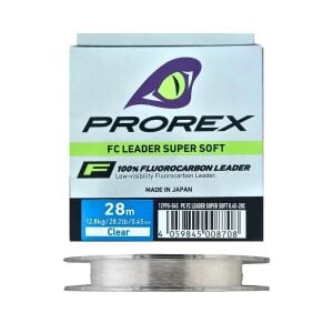 Daiwa Prorex 0.45mm 28m FC Leader Super Soft %100 Fluorocarbon Misina