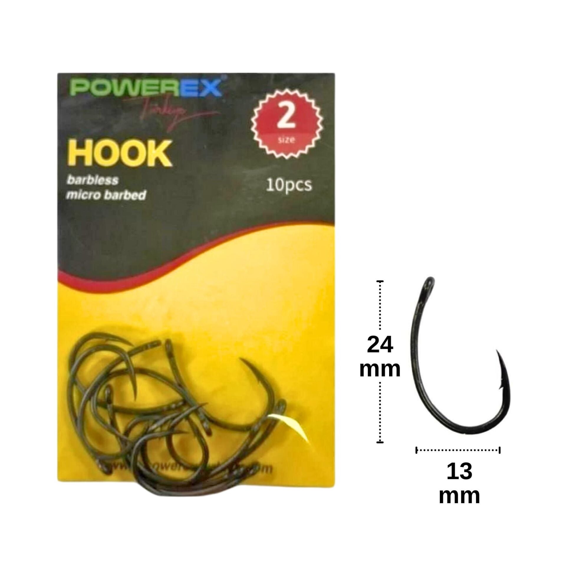 Powerex G-Carp Sazan İğnesi No:2 (10 adet)