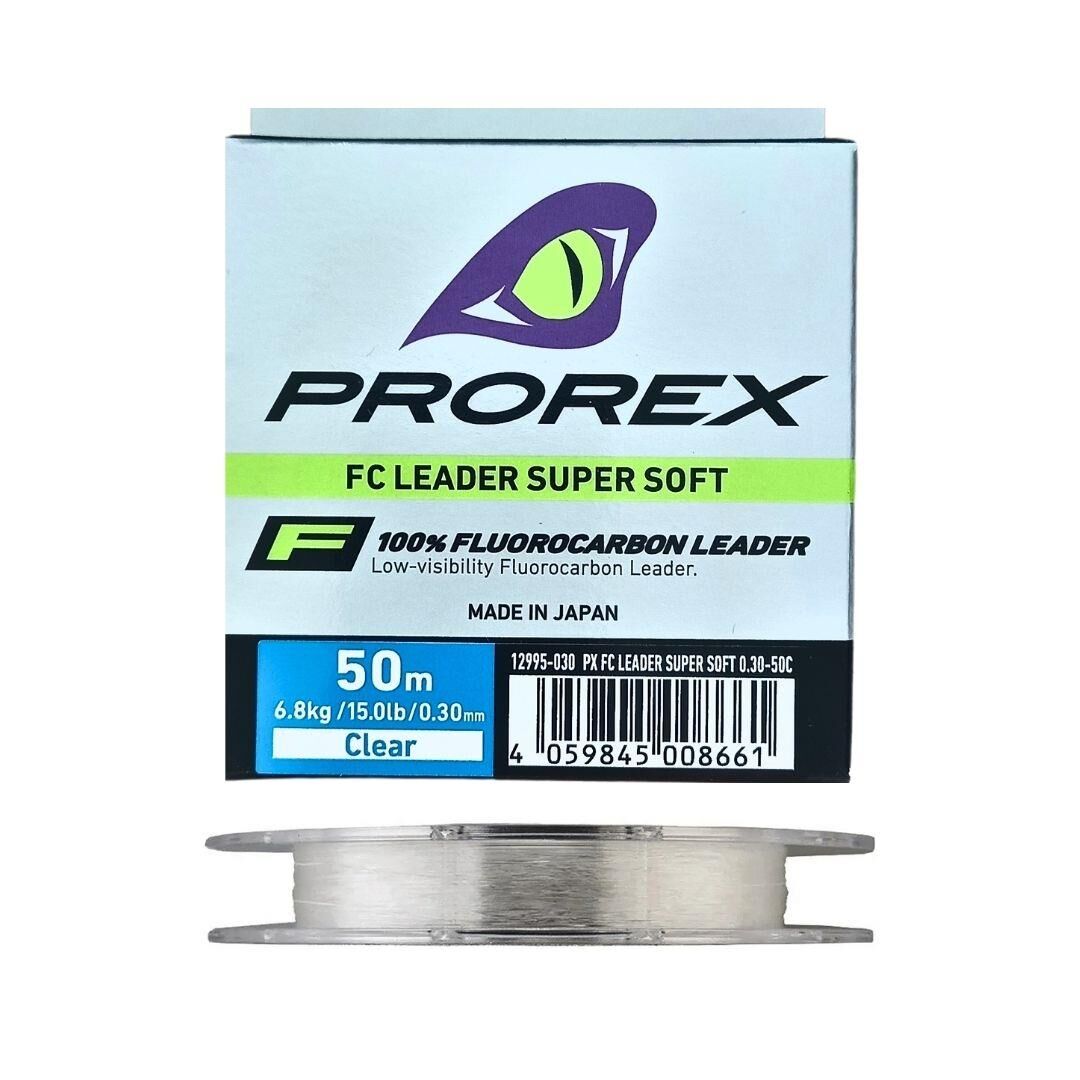 Daiwa Prorex 0.30mm 50m FC Leader Super Soft %100 Fluorocarbon Misina