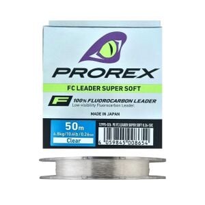 Daiwa Prorex 0.26mm 50m FC Leader Super Soft %100 Fluorocarbon Misina