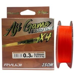 Ryuji Aji Game 4x 150 mt 0.04mm İp Misina Orange
