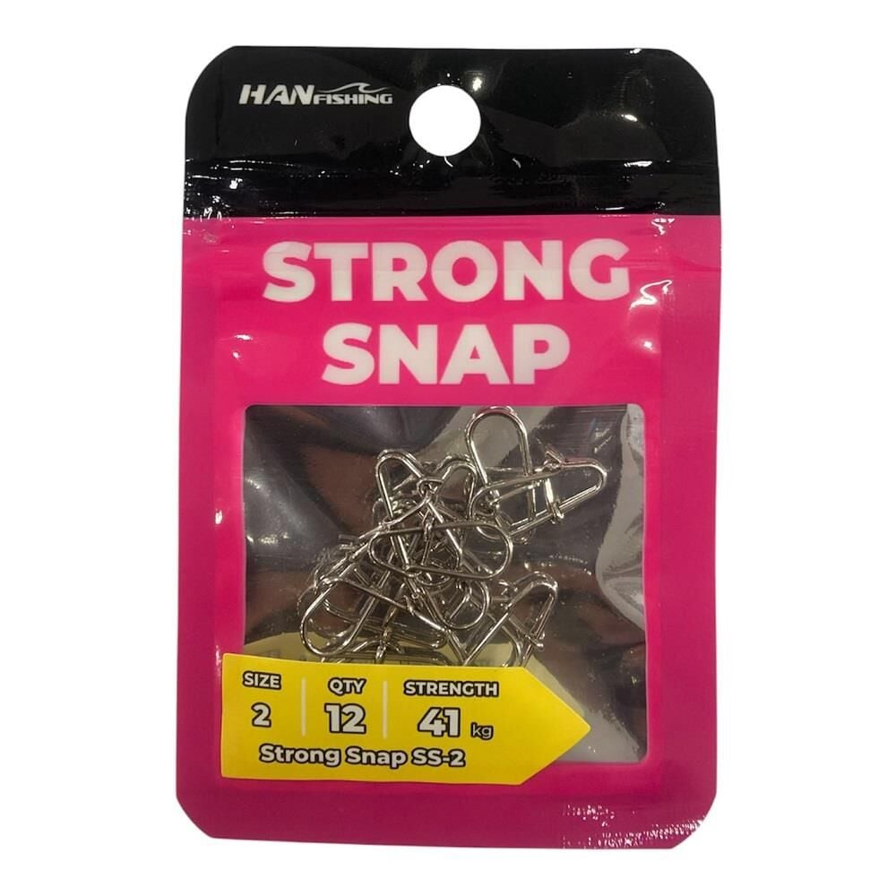 Hanfish Strong Snap No 2 Spin Klipsi 12 Adet