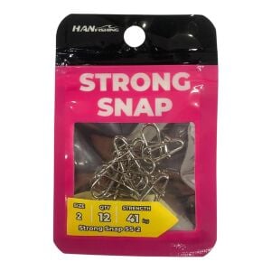 Hanfish Strong Snap No 2 Spin Klipsi 12 Adet