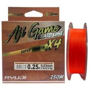 Ryuji Aji Game 4x 150 mt 0.03mm İp Misina Orange