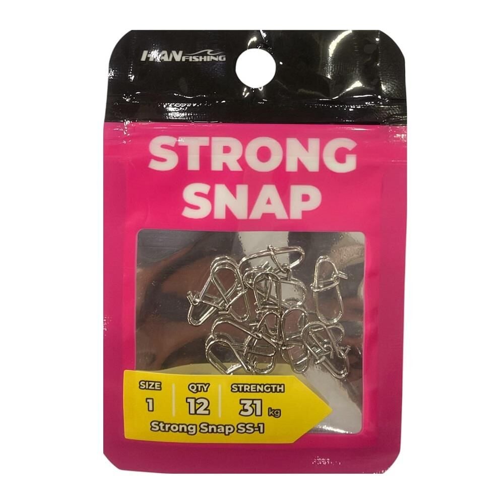 Hanfish Strong Snap No 1 Spin Klipsi 12 Adet