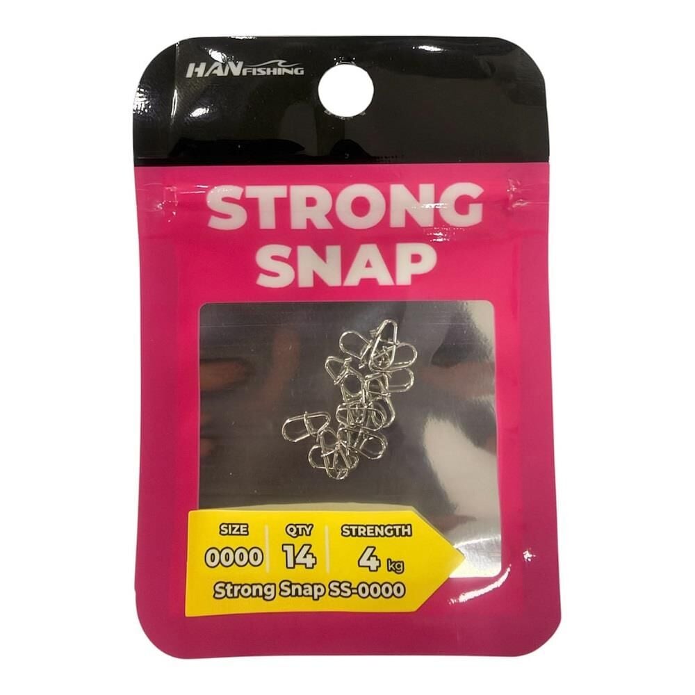 Hanfish Strong Snap No 0000 LRF Klipsi 14 Adet