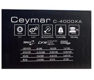 Okuma Ceymar C-4000XA Dark Grey Spin Olta Makinesi
