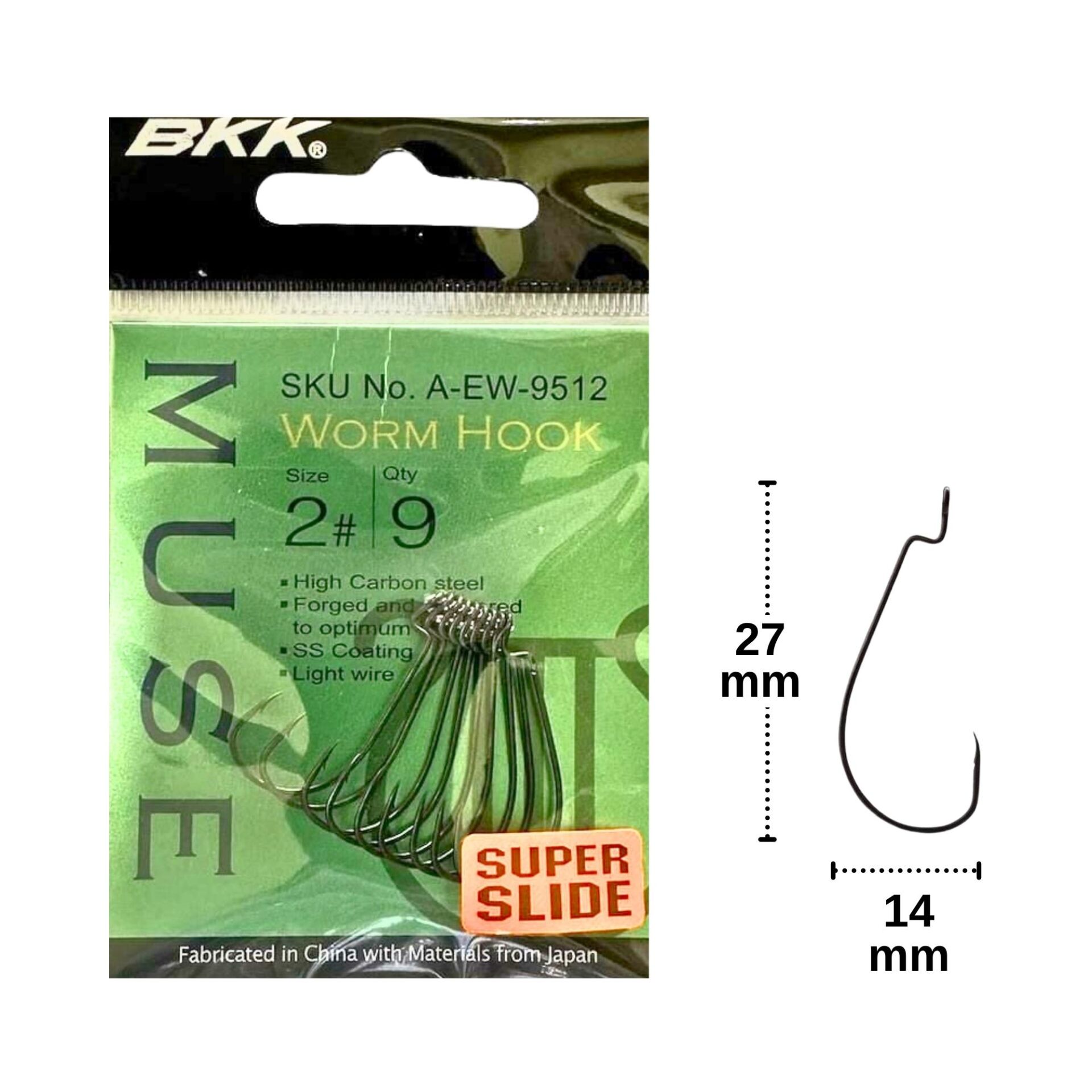 BKK Muse No:2 Offset İğne 9 Adet