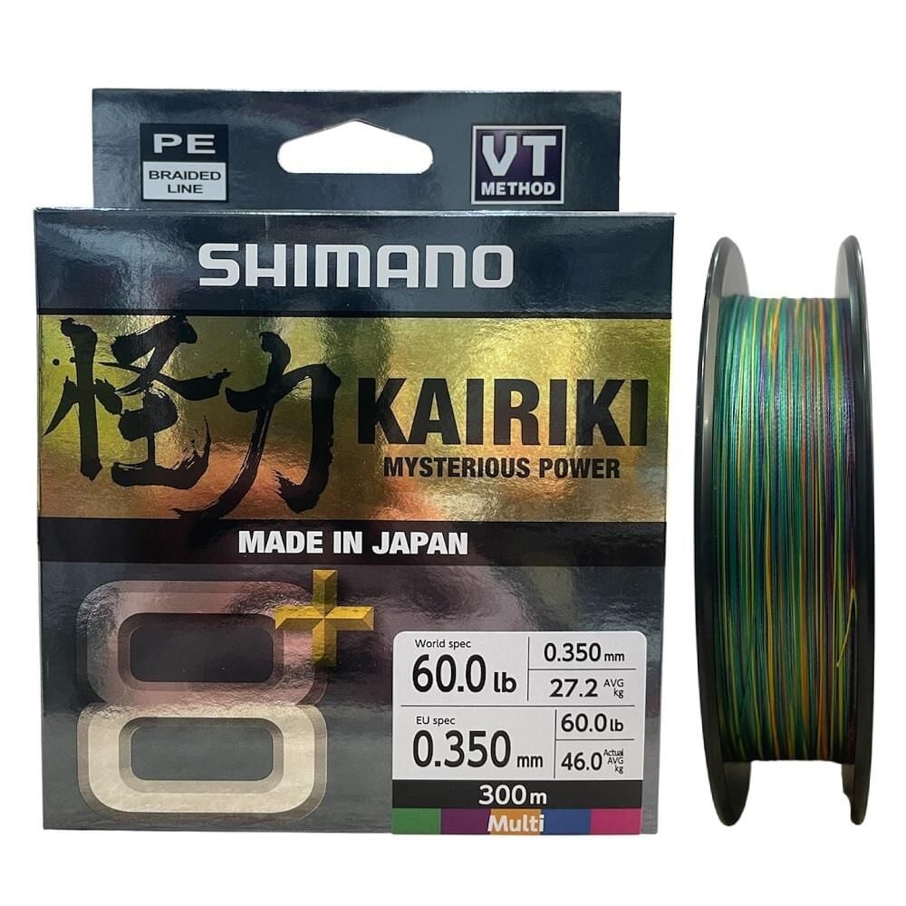 Shimano Kairiki 8+ 300 Mt 0.35mm İp Misina Multi Color