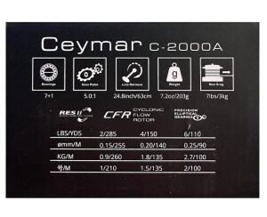 Okuma Ceymar C-2000A Dark Grey LRF Olta Makinesi