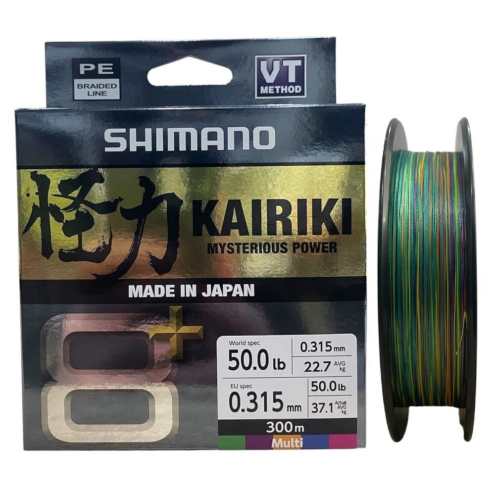 Shimano Kairiki 8+ 300 Mt 0.315mm İp Misina Multi Color