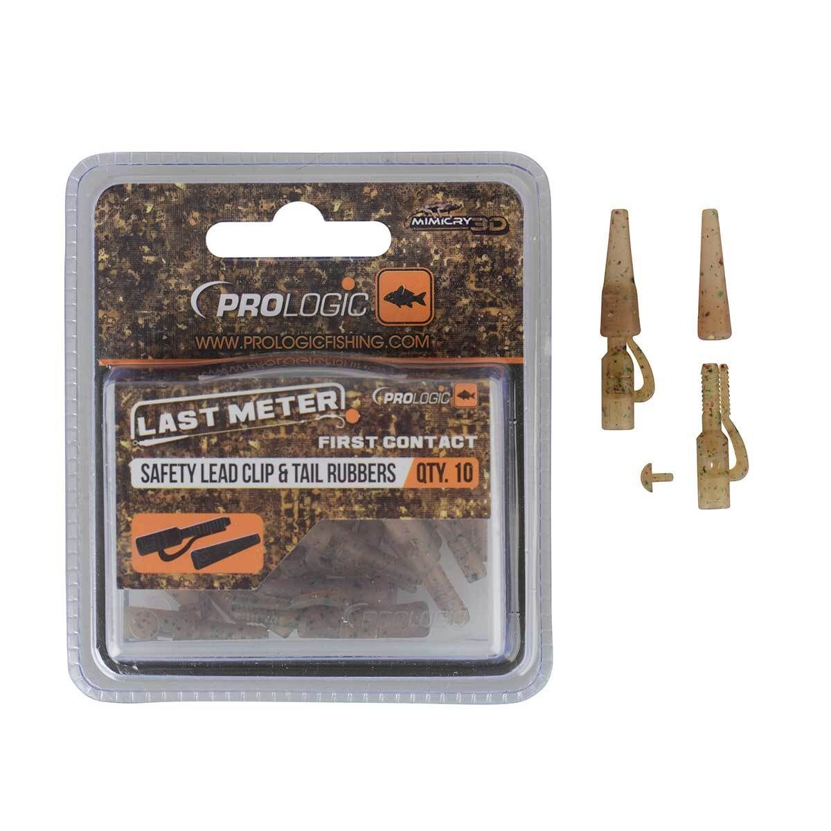 Prologic LM Mimicry Safety Lead Clip & Tail Rubbers (10'lu Paket)