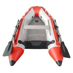 Remixon 230cm 0.90mm Ahşap Taban Şişme Bot Red Grey