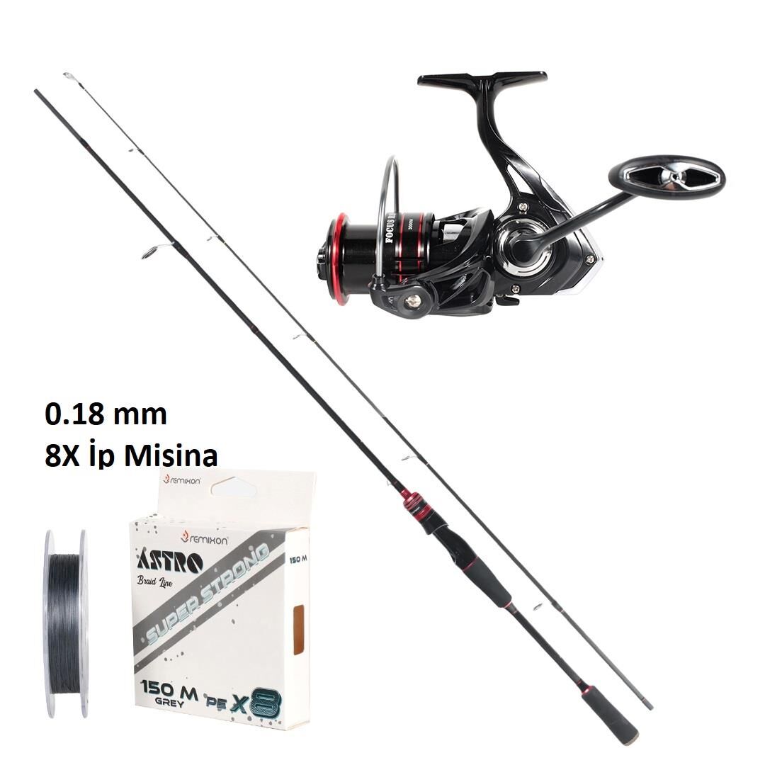 Remixon Focus RD 4000M + 270cm 5-35gr Spin Olta Seti