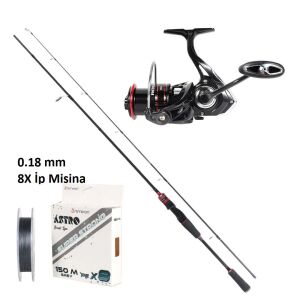 Remixon Focus RD 4000M + 270cm 5-35gr Spin Olta Seti