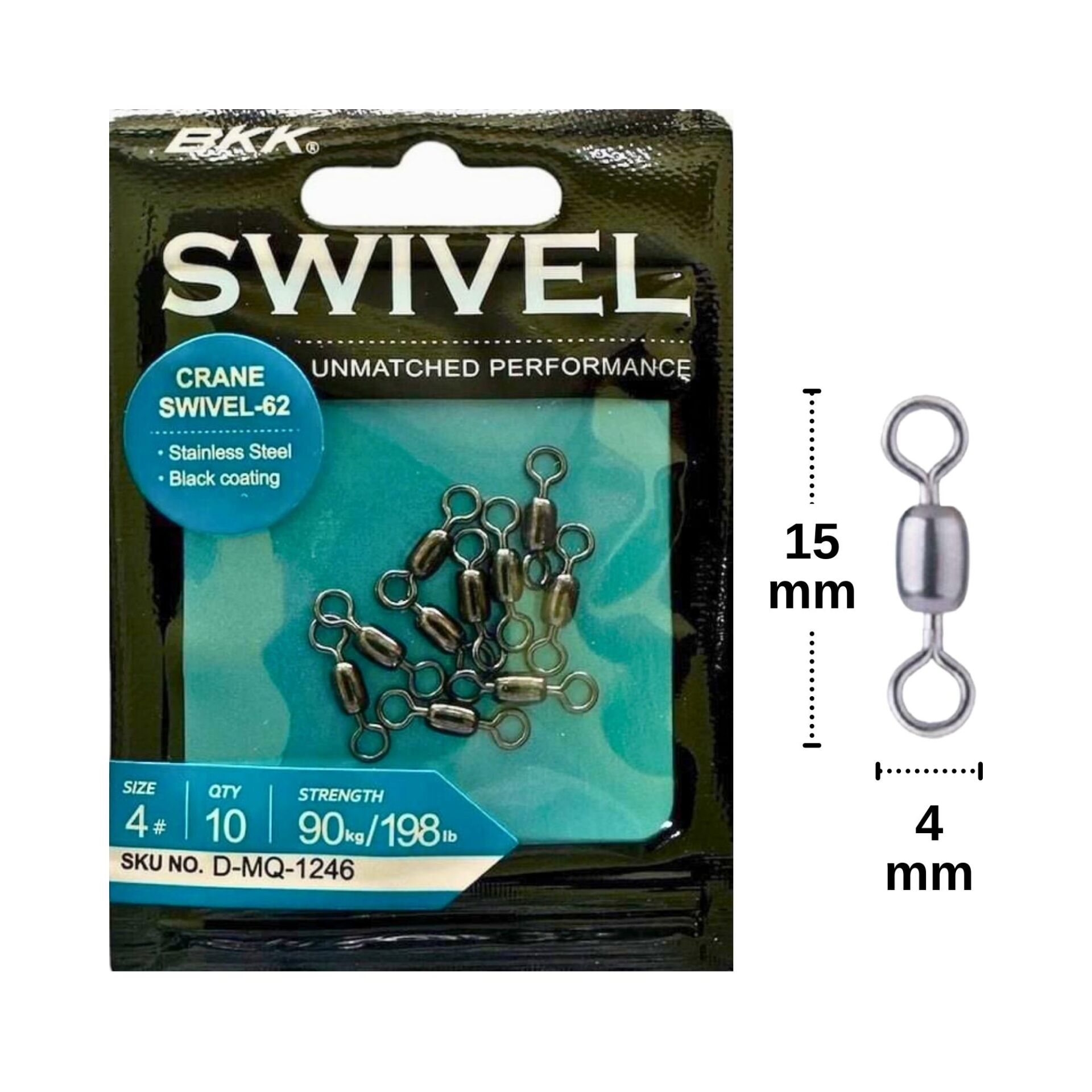 BKK Crane Swivel-62 No:4 Fırdöndü 10 Adet