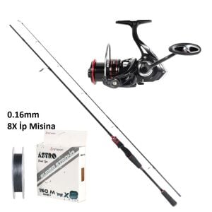 Remixon Focus RD 3000M + 240cm 5-35gr Spin Olta Seti