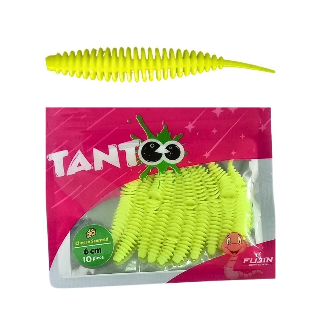 Fujin Tantoo 60mm LRF Silikon Balık (10 adet) Lemon