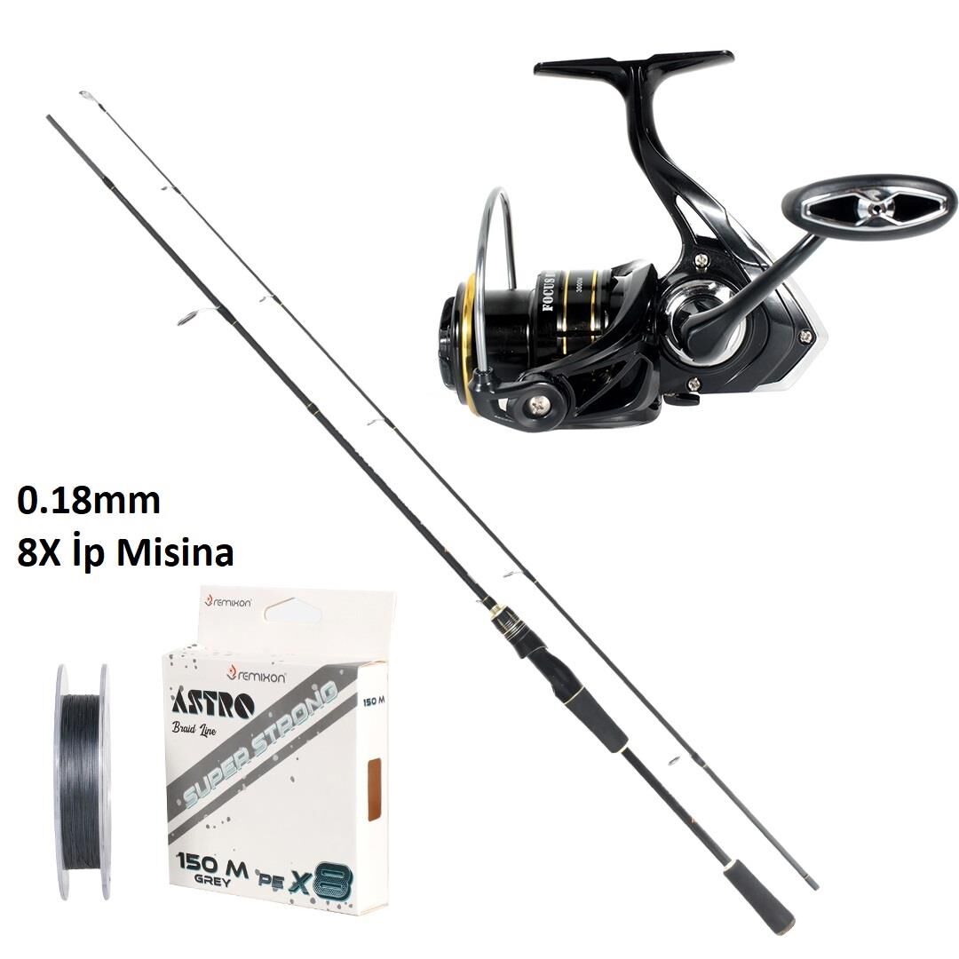 Remixon Focus BG 4000M + 270cm 5-35gr Spin Olta Seti