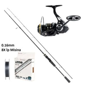 Remixon Focus BG 3000M + 240cm 5-35gr Spin Olta Seti