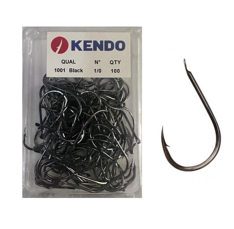 Kendo 1001 Black Nikel İğne No:1/0 (100 Adet)