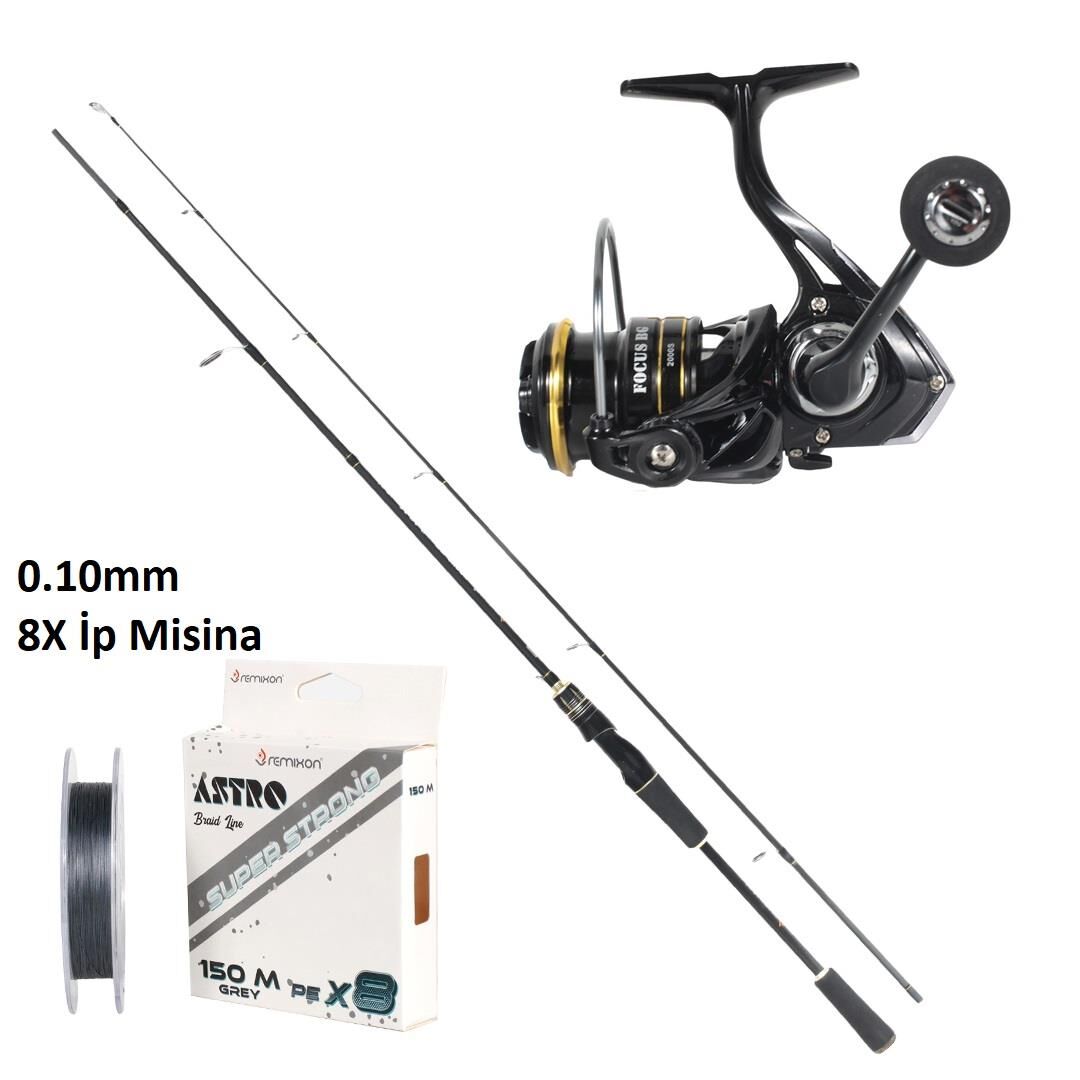 Remixon Focus BG 2000S + 230cm 3-25gr Light Spin Olta Seti