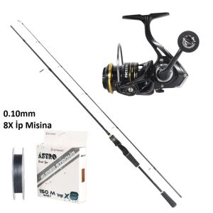 Remixon Focus BG 2000S + 230cm 3-25gr Light Spin Olta Seti