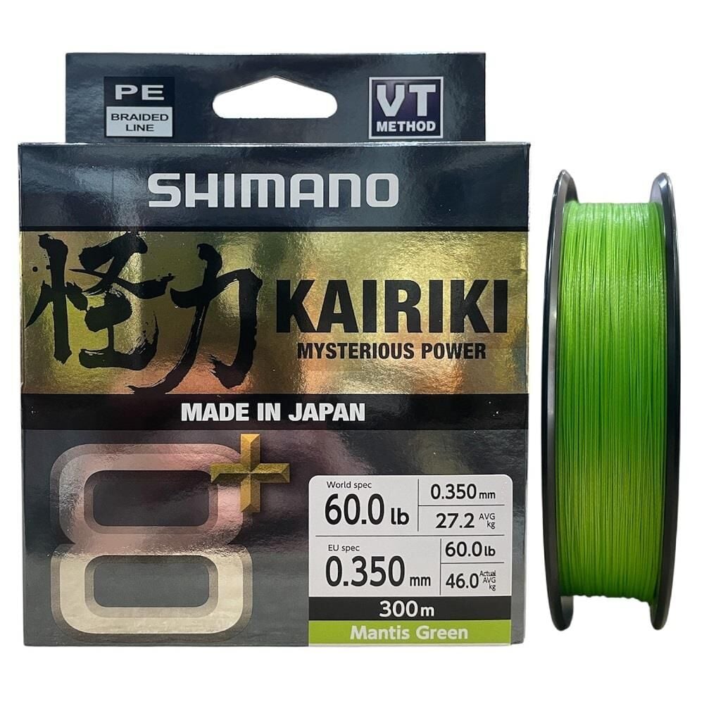 Shimano Kairiki 8+ 300 Mt 0.35mm İp Misina Mantis Green