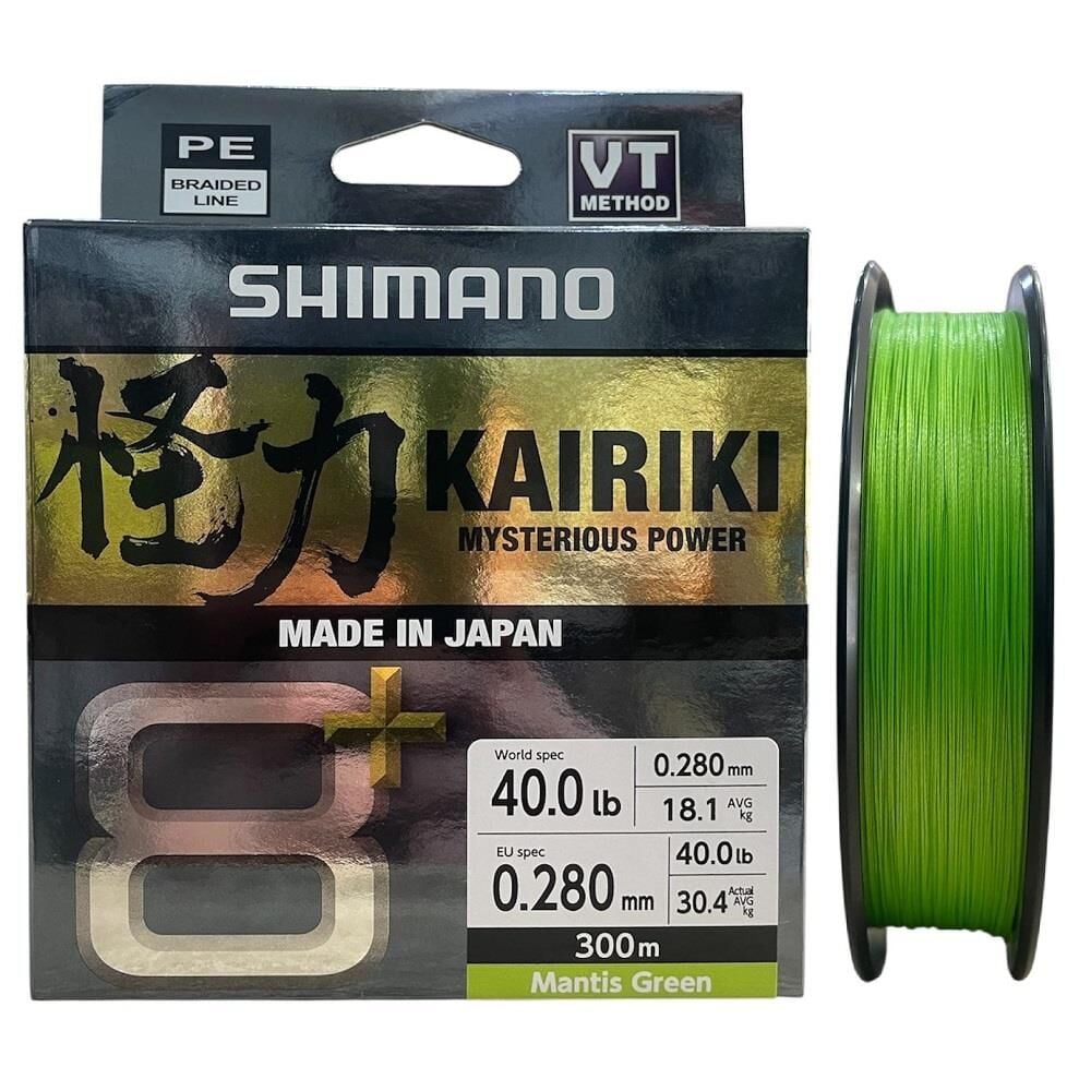 Shimano Kairiki 8+ 300 Mt 0.28mm İp Misina Mantis Green