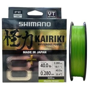 Shimano Kairiki 8+ 300 Mt 0.28mm İp Misina Mantis Green