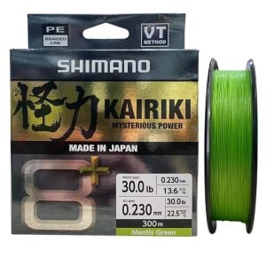 Shimano Kairiki 8+ 300 Mt 0.23mm İp Misina Mantis Green