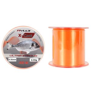 Ryuji X-Cast 0.35mm 300m Orange Monofilament Misina