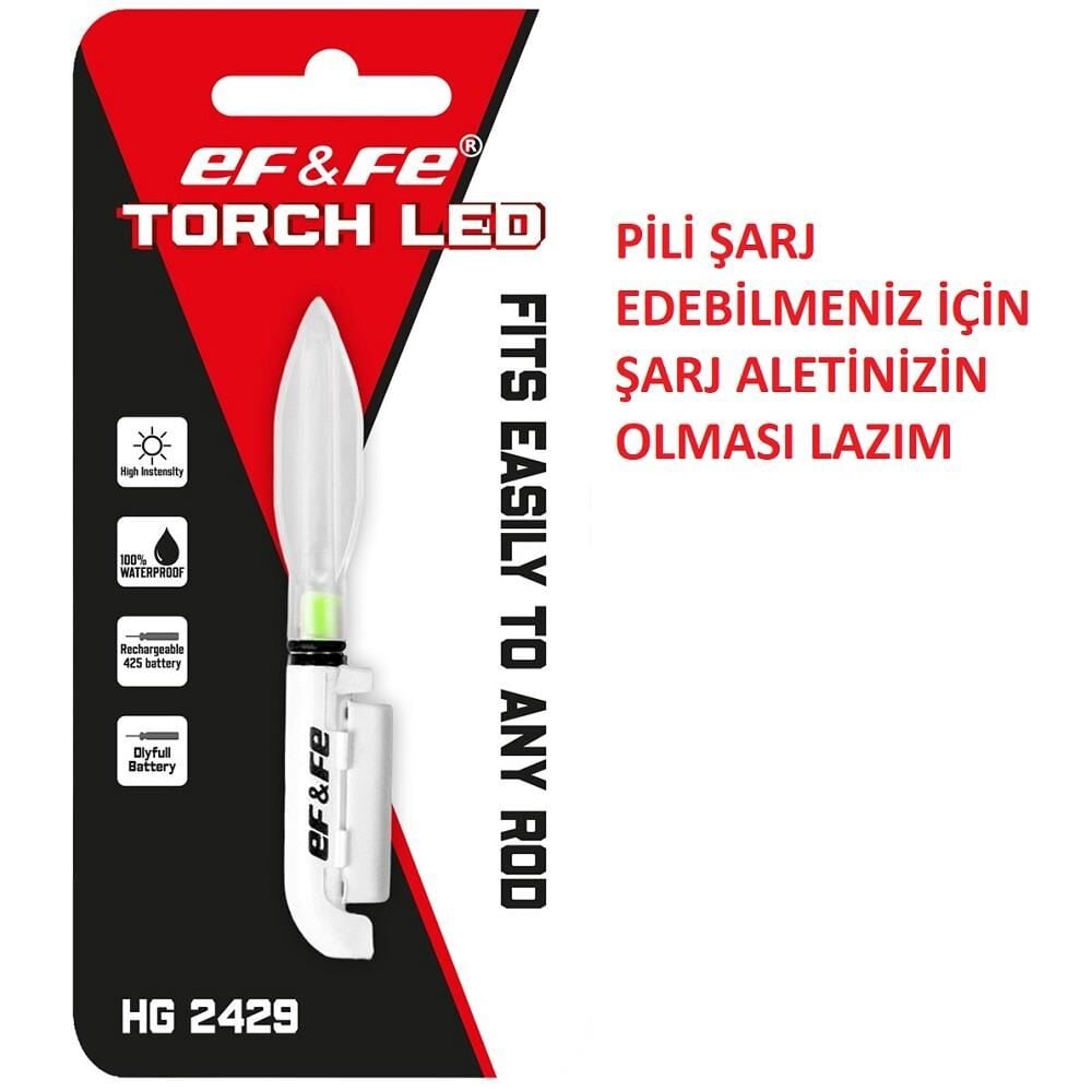 Effe HG2429 Led Olta Fosforu Şarjlı Yeşil