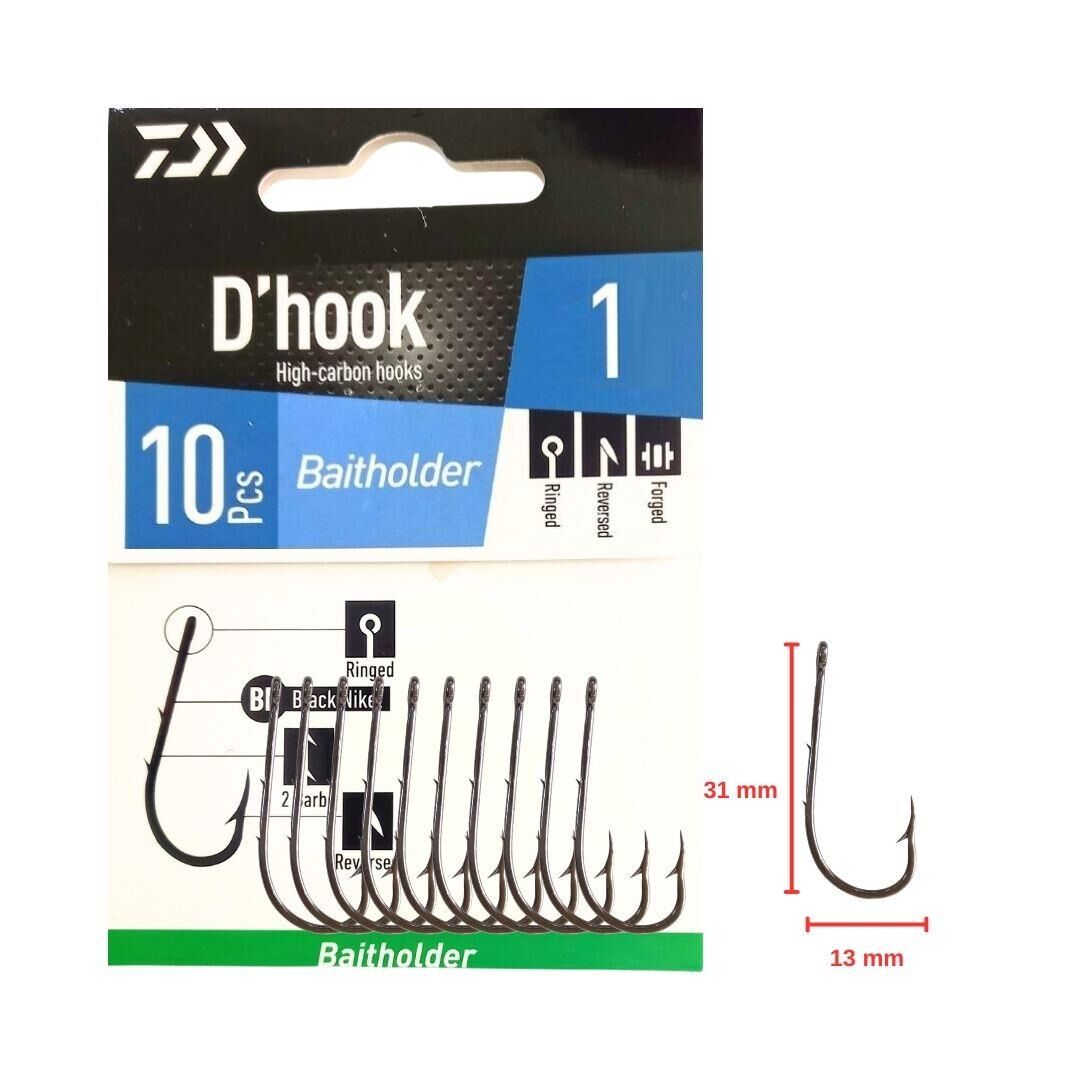 Daiwa Baitholder İğne No:1 (10 adet)