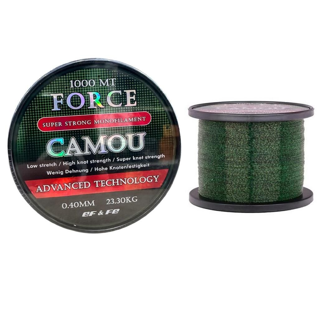 Effe Force 0.40mm 1000m Monofilament Bobin Misina Camou