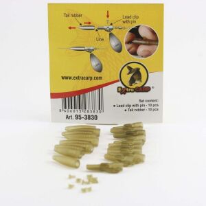 Extra Carp Lead Clip Pimli Sazan Kurşun Klipsi 10 Adet