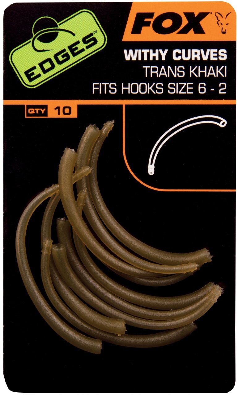 Fox Edges Withy Curve Adaptor Hook Size 6-2 (10'lu paket)