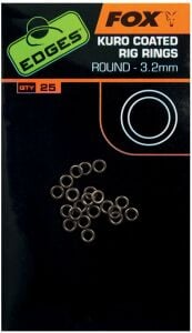 Fox Edges Kuro Coated Ring Rings 3.2mm (25'li Paket)
