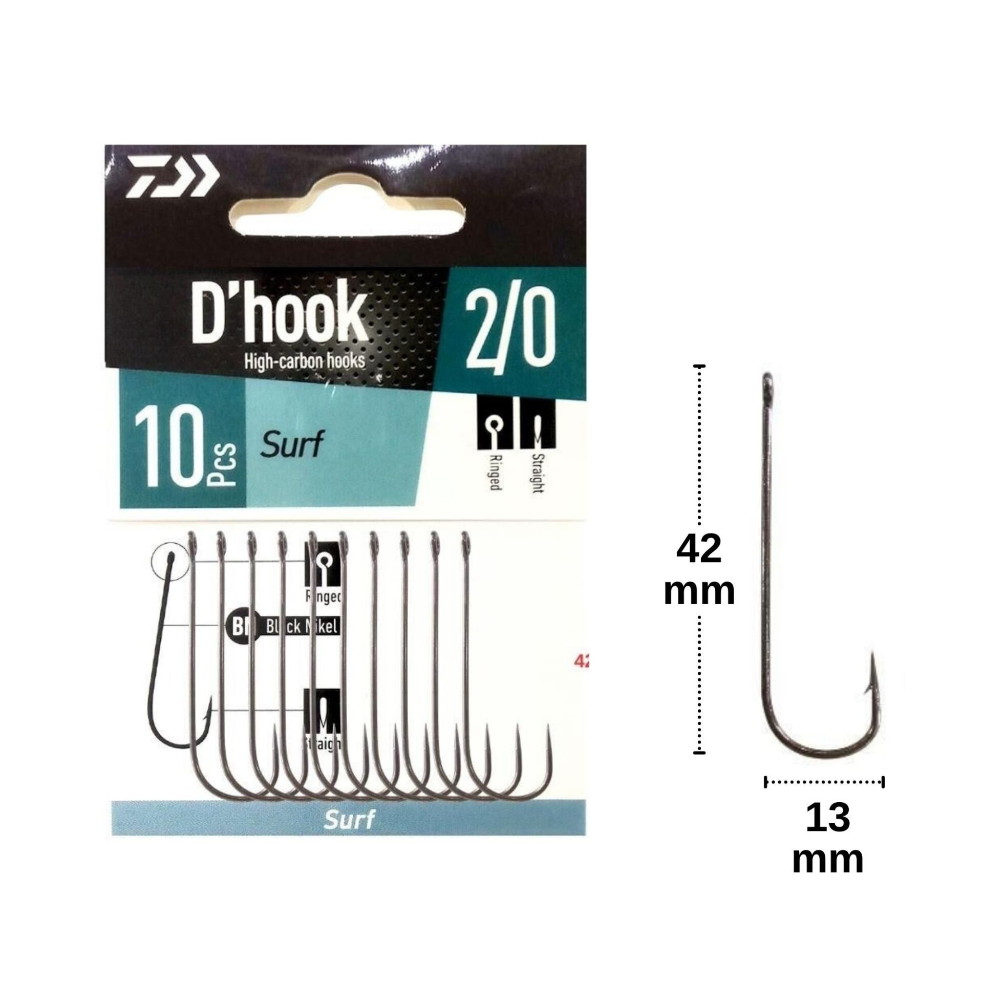 Daiwa Surf İğne No:2/0 (10 Adet)