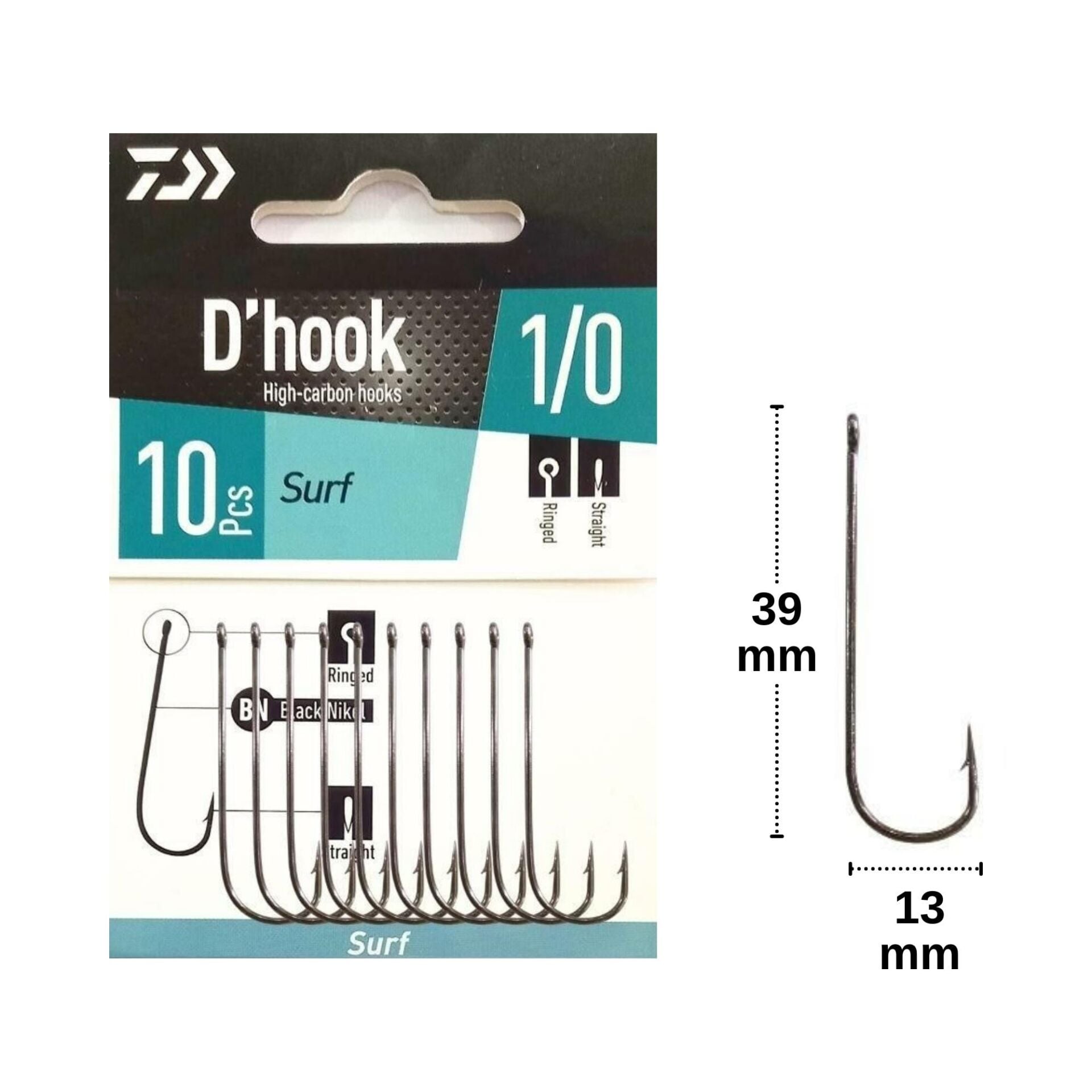 Daiwa Surf İğne No:1/0 (10 Adet)