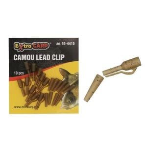 Extra Carp Camou Lead Clip Sazan Kurşun Aparatıi 10 adet