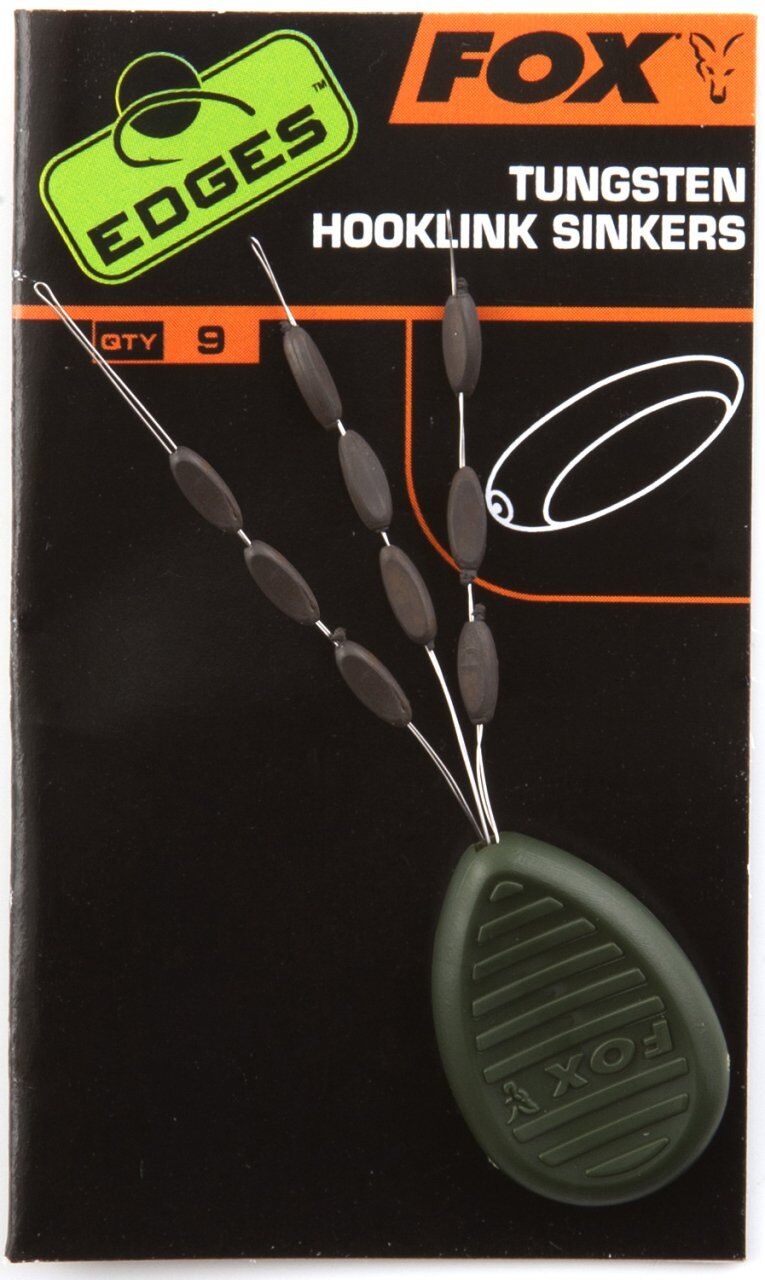 Fox Edges Tungsten Hooklink Sinkers Stoper 9 Adet