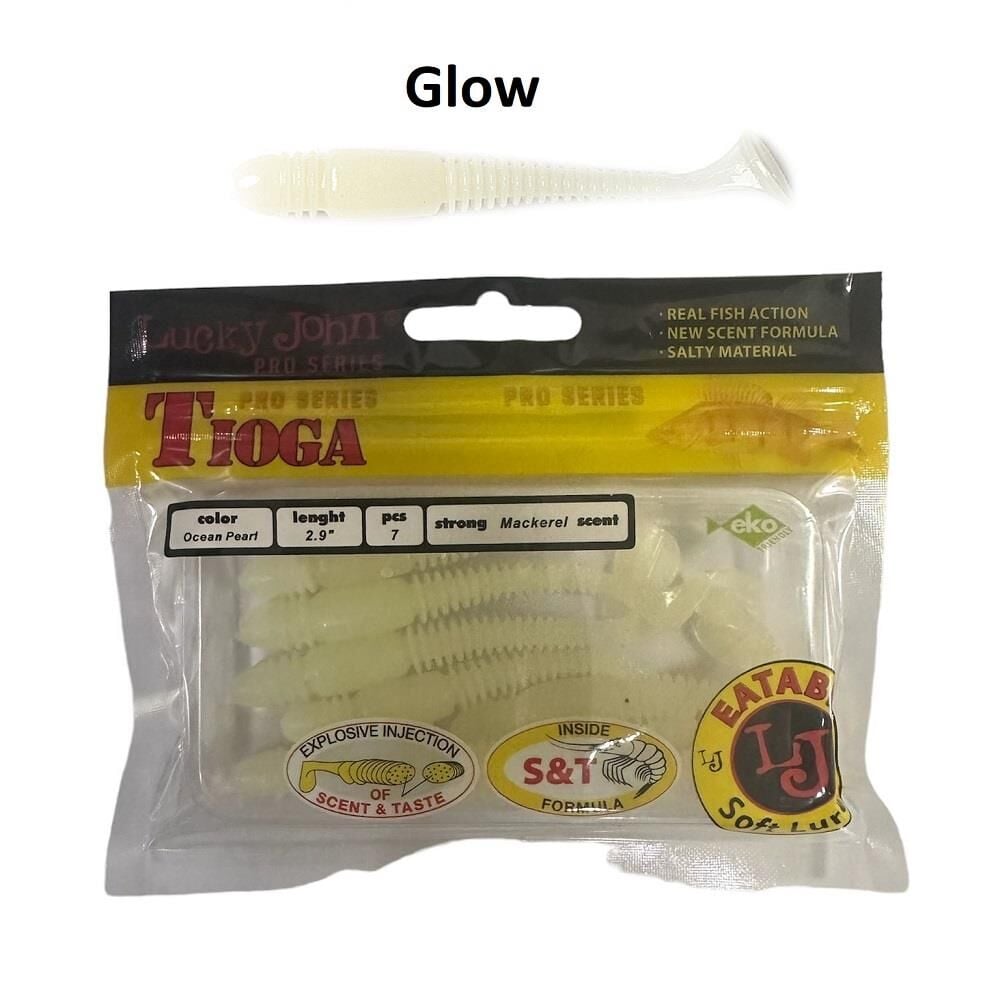 Lucky John Tioga 2.9'' (7.36 cm) 7P Silikon Yem 033